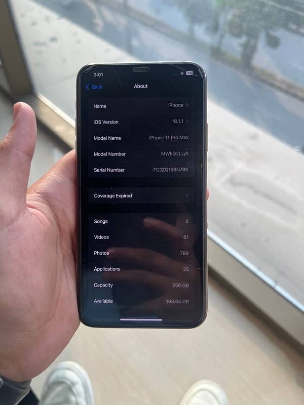 iPhone 11pro max 256 gb  Non PTA 8