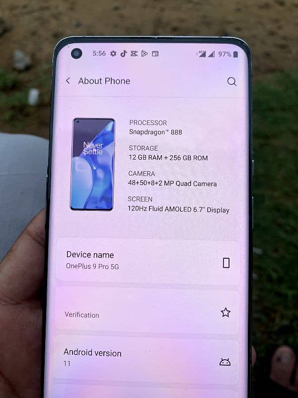 oneplus 9 pro 10 by 10 condition  water pack 5