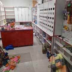 Shop Racks and Cash Counter  for sale