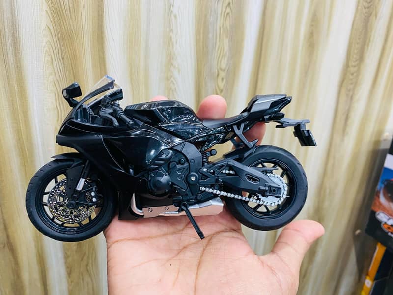 Kawasaki Ninja H2 supersport bike H2R scale motorcycle Diecast 1