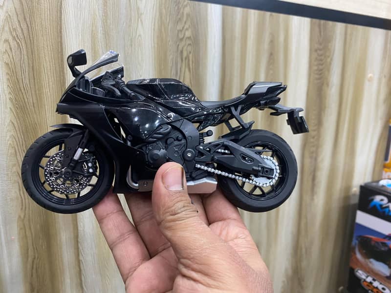 Kawasaki Ninja H2 supersport bike H2R scale motorcycle Diecast 3