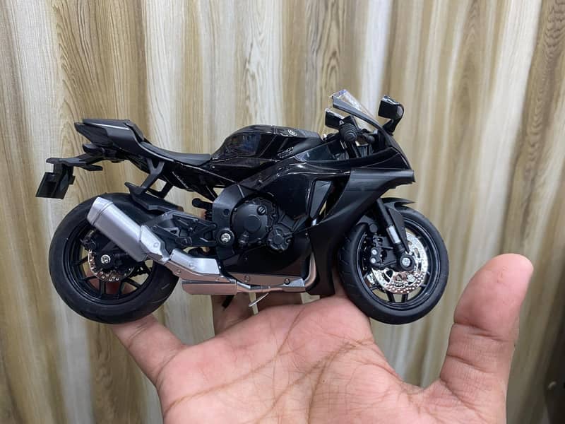 Kawasaki Ninja H2 supersport bike H2R scale motorcycle Diecast 7