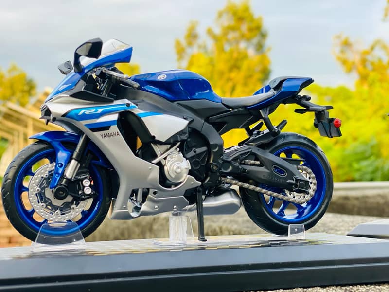 Kawasaki Ninja H2 supersport bike H2R scale motorcycle Diecast 8