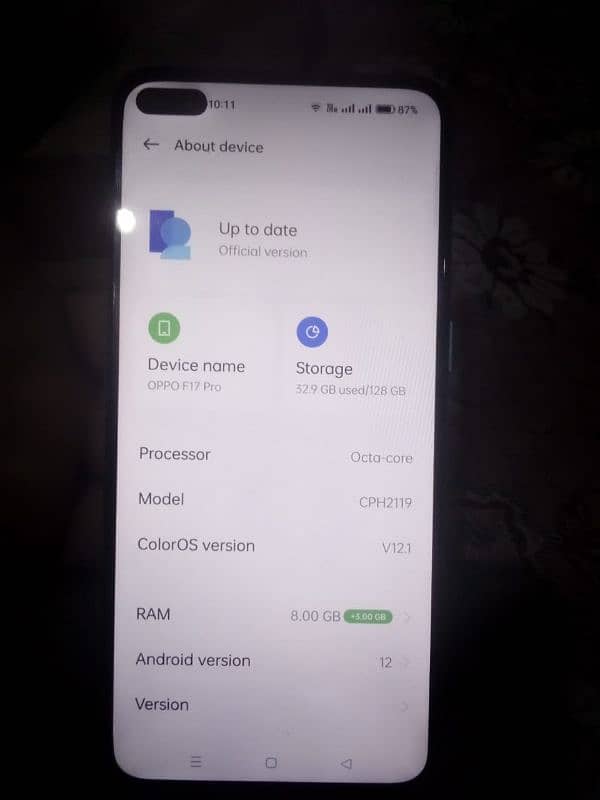 Oppo F17 Pro 8/128 Panel Change Contact Number, 0305,694,94,75 3