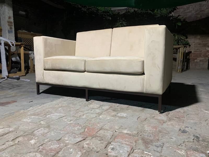 2 seater Sofa Off White 1