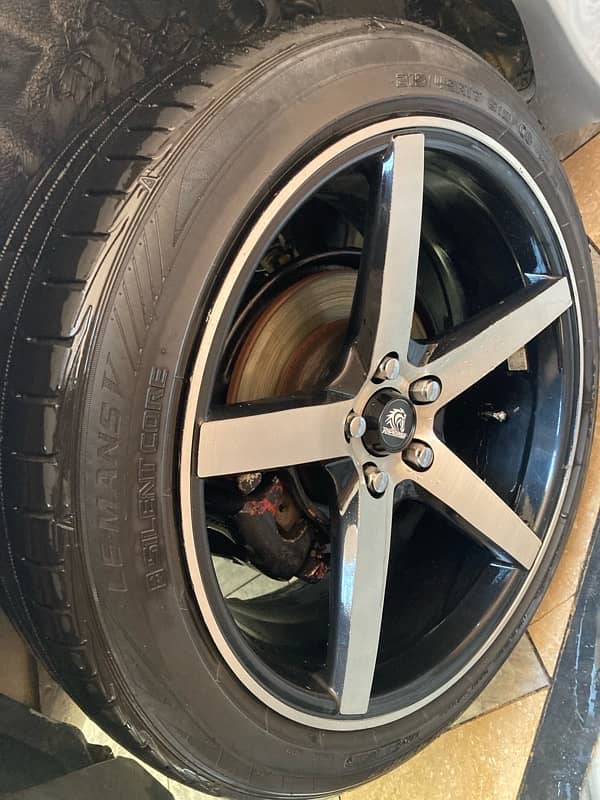 vossen cv3 100 pcd 17 inch dunlop tyres 1