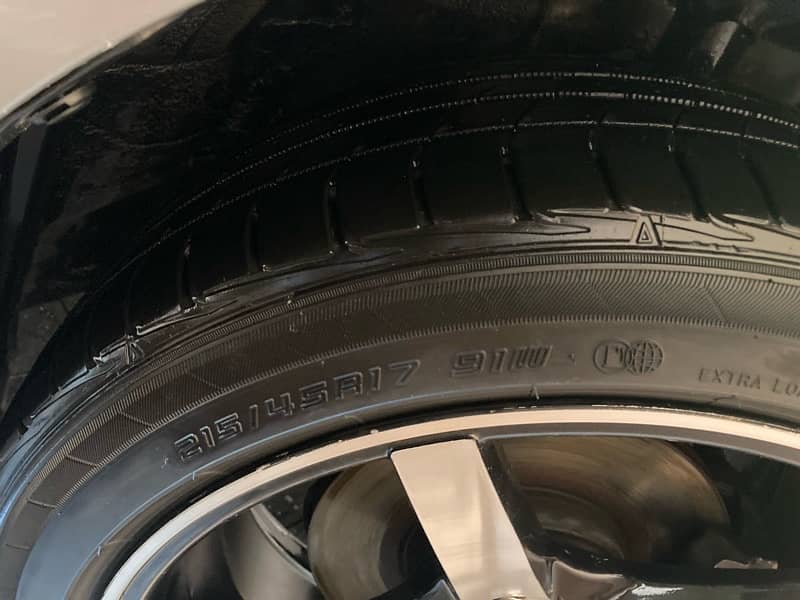 vossen cv3 100 pcd 17 inch dunlop tyres 5