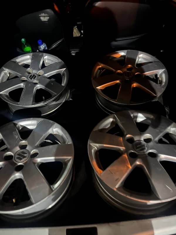 swift 2016 alloy wheel rim 2