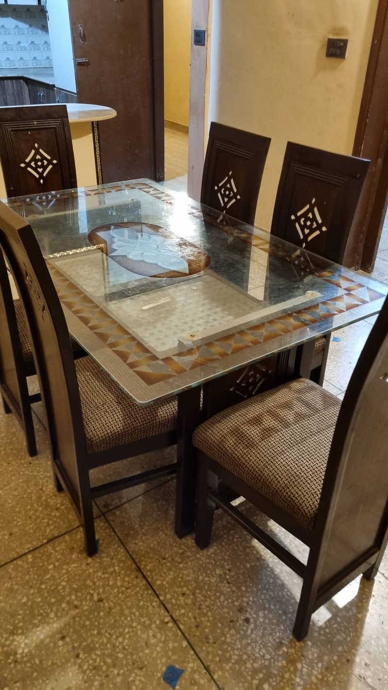 Dinning Table with 6 Chairs in DHA . 2