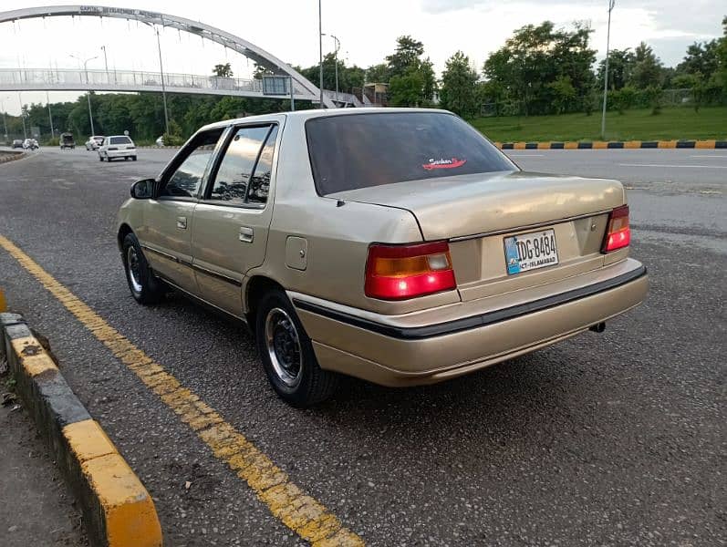 Hyundai Excel 1993 Good condition Islamabad no 4