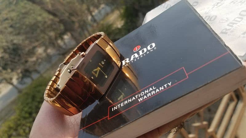 Brand new Rado unique copper color with complete Box booklets bag 3