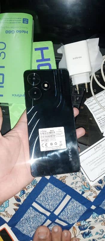 Infinix Hot 30 6 months used 6 months warranty time available 10