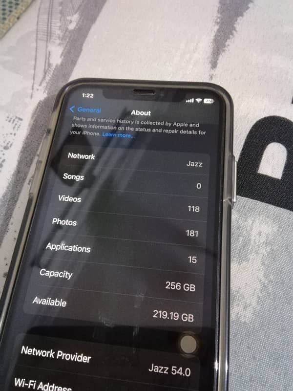 iphoneX 256GB 3