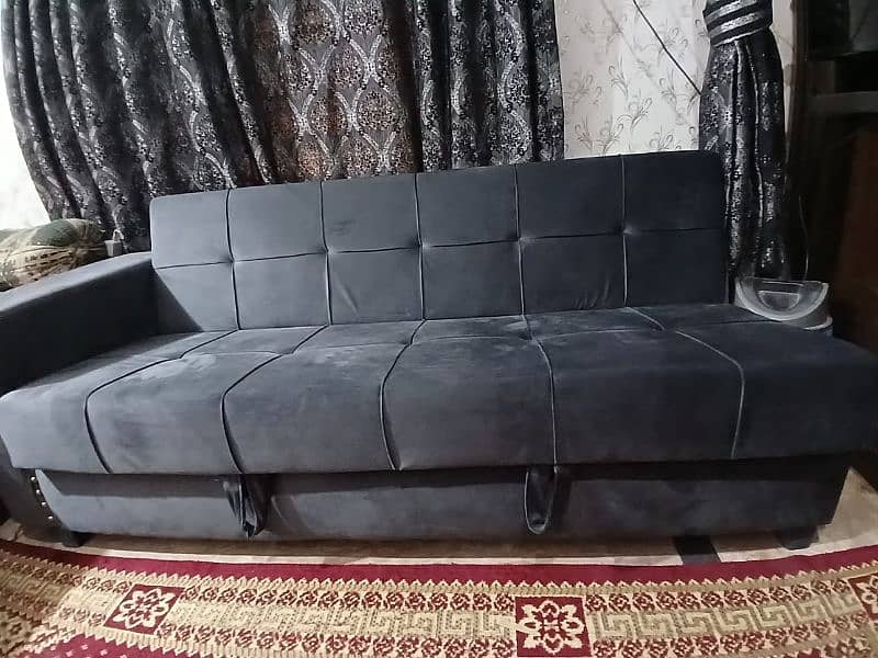 Bed and Sofa Cum Bed Urgent Sale 2