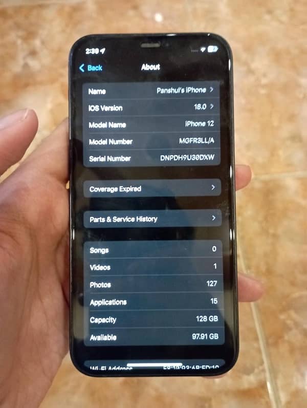 IPhone 12 | NON-PTA [LLA] FACTORY UNLOCKED | 128 | BLACK 4