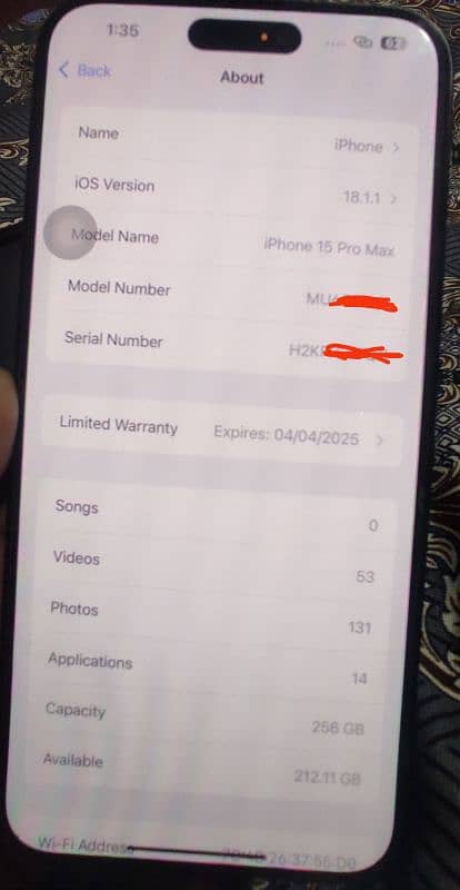 IPHONE 15PRO MAX 256GB 7