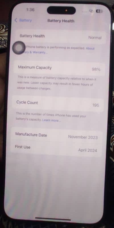 IPHONE 15PRO MAX 256GB 8