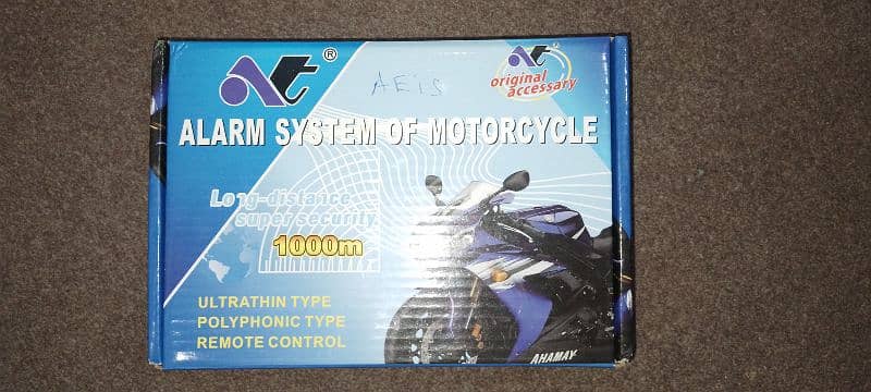 Alarm system of Motorcycles of 125 and 70 0