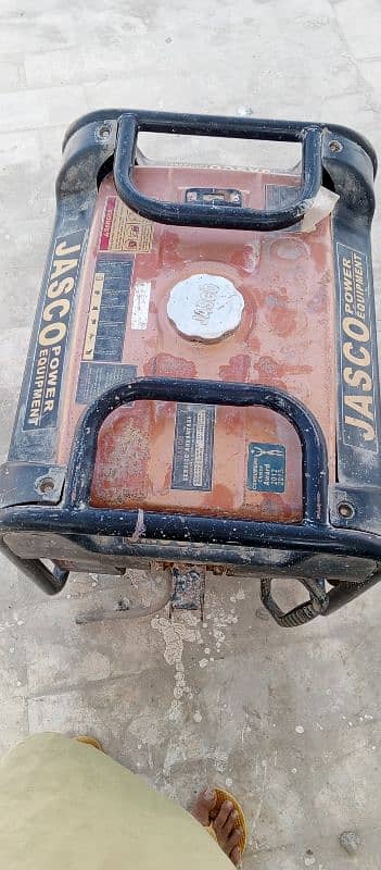 jasco original generator for sell very low used petrol cng 0