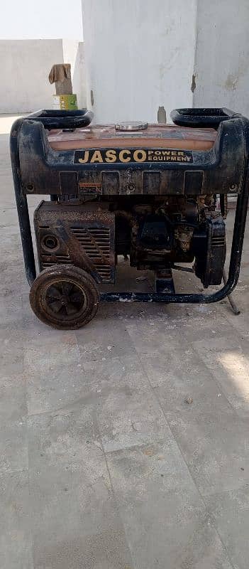 jasco original generator for sell very low used petrol cng 2