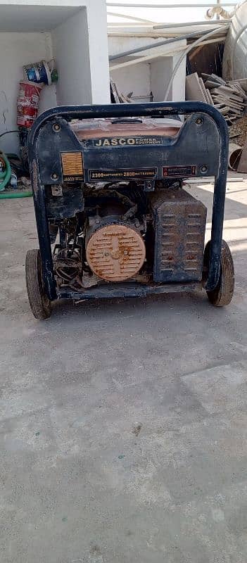 jasco original generator for sell very low used petrol cng 3