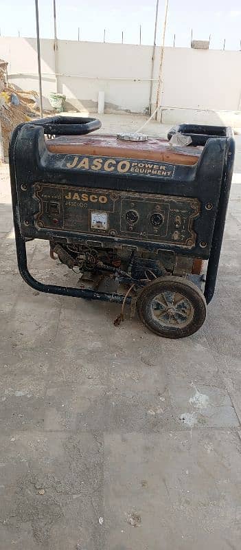 jasco original generator for sell very low used petrol cng 4