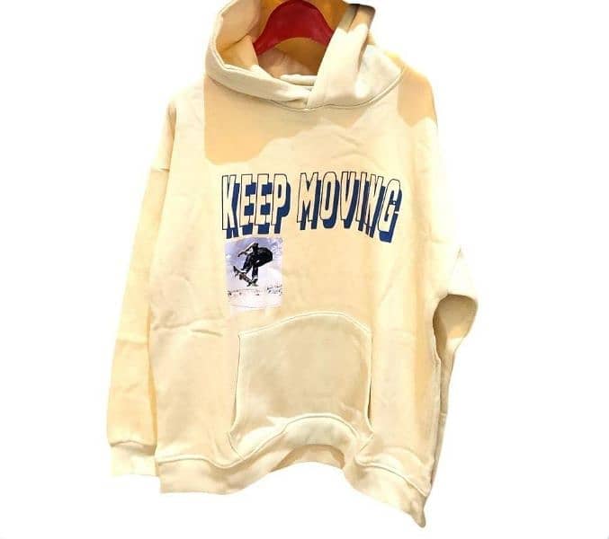 1 Pcs boy fleece printed hoodie 1