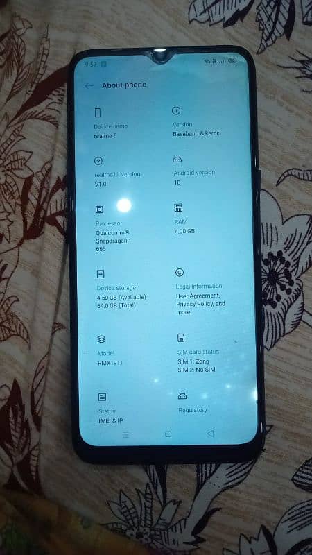 Realme 5 with box 4/64 0