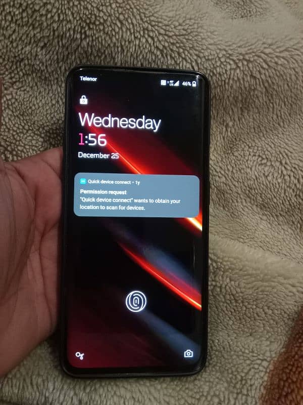 OnePlus 7tpro 5G 12/256 storage all ok mobile 0