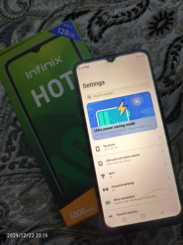 Infinix hot 10i 128gb full box 0