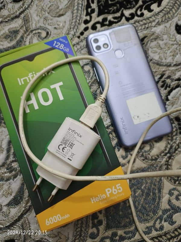 Infinix hot 10i 128gb full box 1