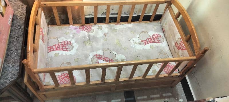 Baby Wooden Cot for sale 2