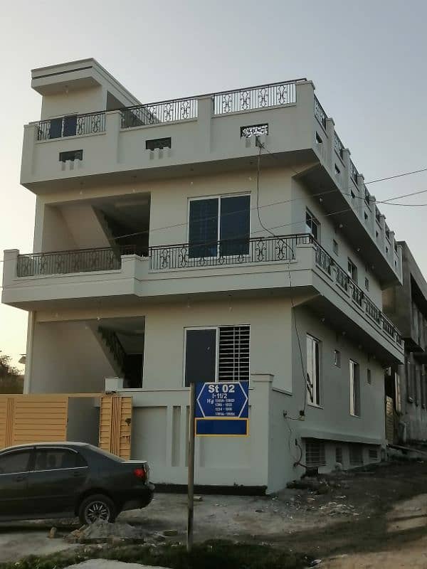 6 Marla three story corner house for sale 3