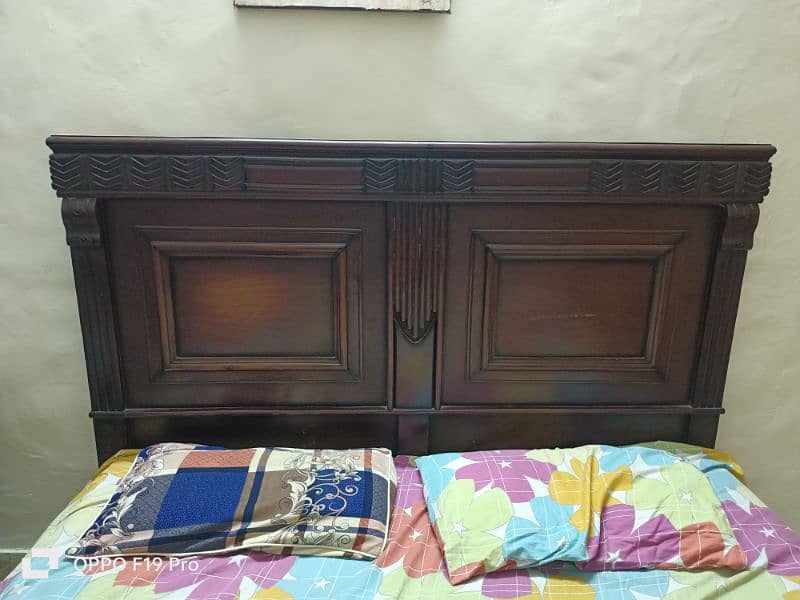 King Size Bed In wooden For sale 0