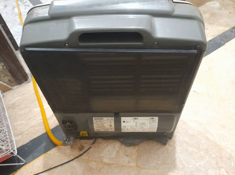 Japanese hybrid gas/electric blower heater best for big hall 2