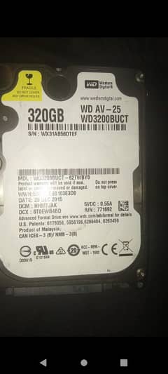 320  GB Hard Disk