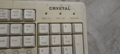 Crystal keyboard for sale in good and original condition(0312-3845066)