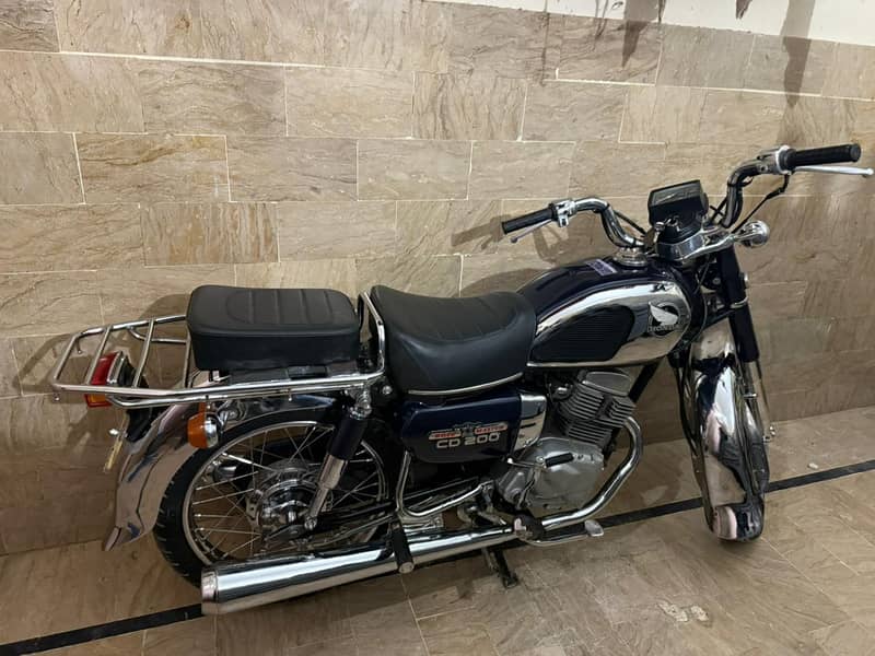 Honda CD 200 Road Master Model 1983 3