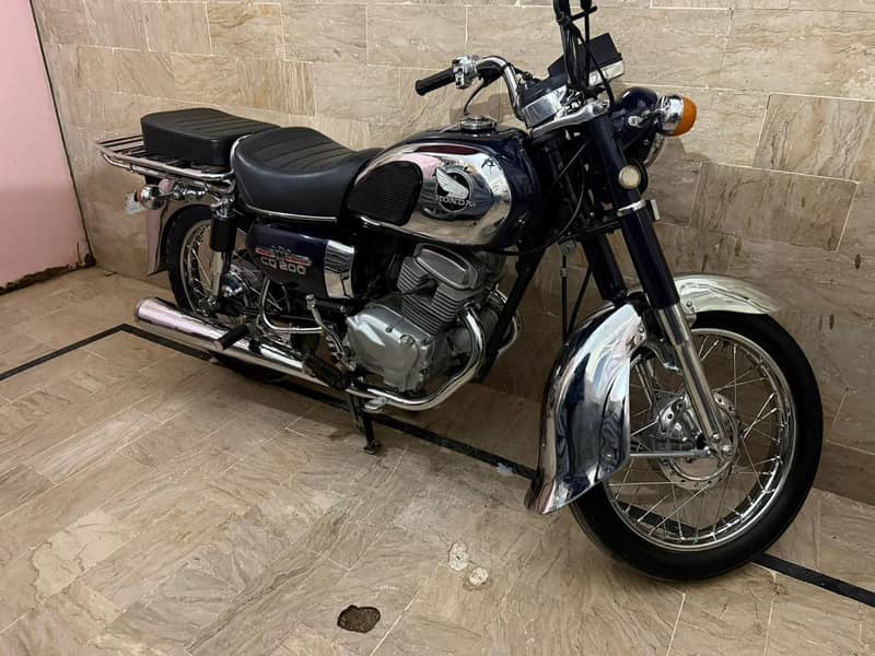 Honda CD 200 Road Master Model 1983 4