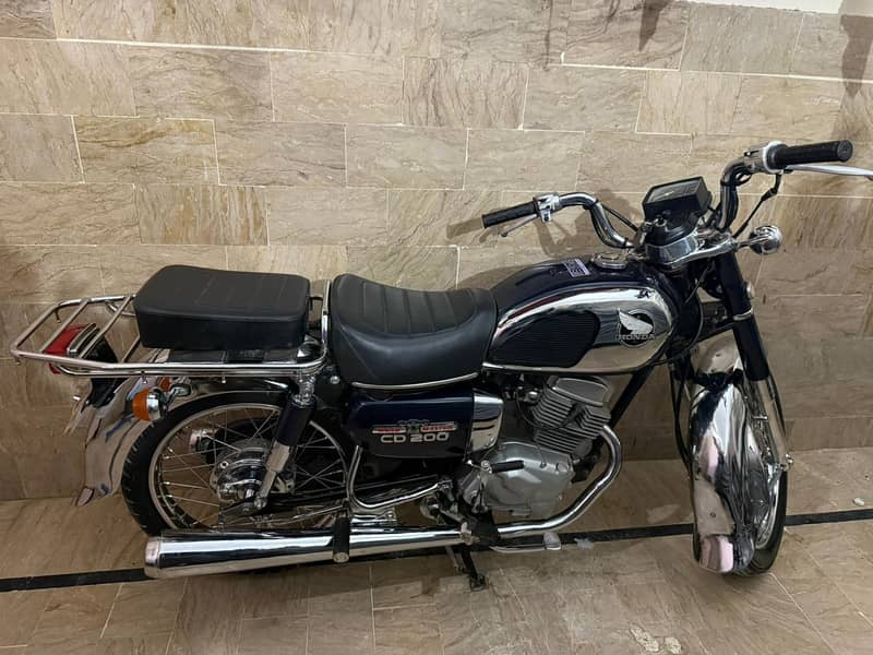 Honda CD 200 Road Master Model 1983 9