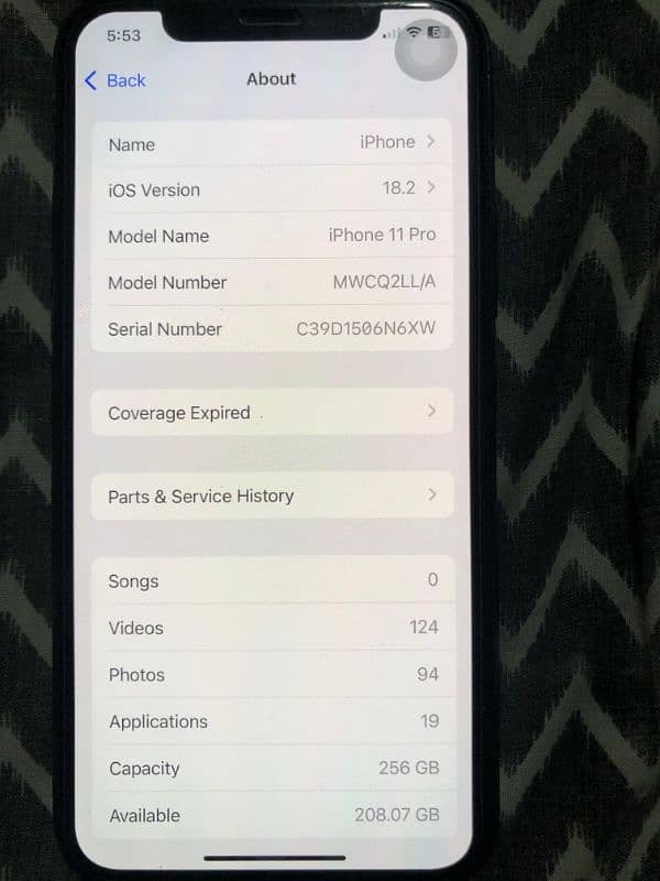 iphone 11pro 256GB 1