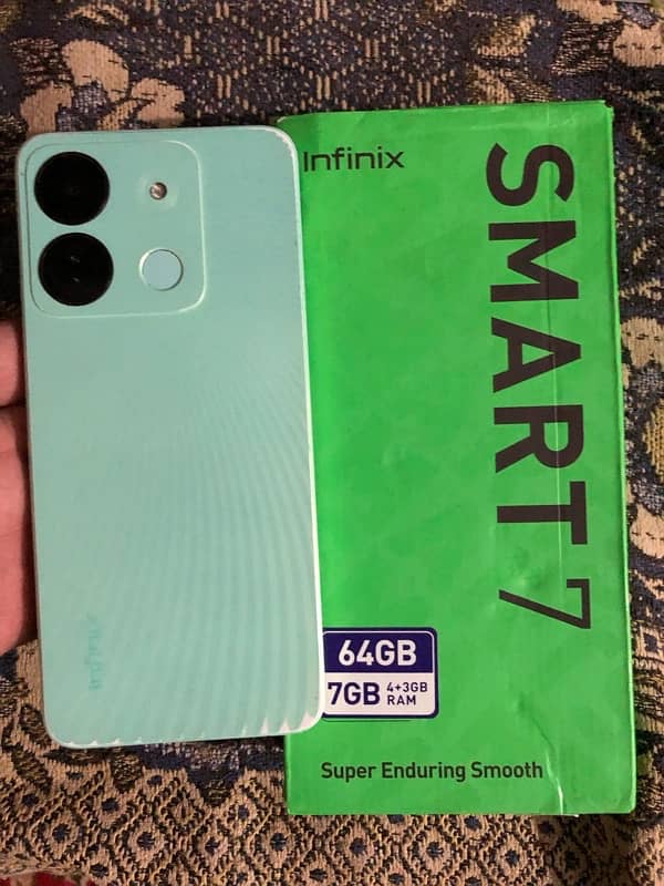 Infinix smart 7  sirf 2 month use with box 2