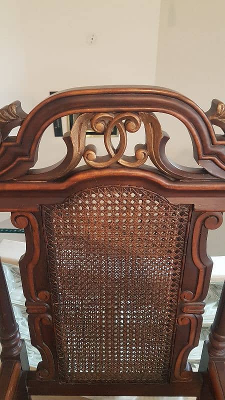 Solid Seasoned Sheesham Wood Chairs 6