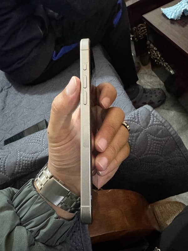 Iphone 15 pro max JV white titanium 10/10 5