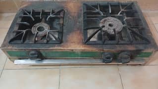 heavy weight stove double burner.