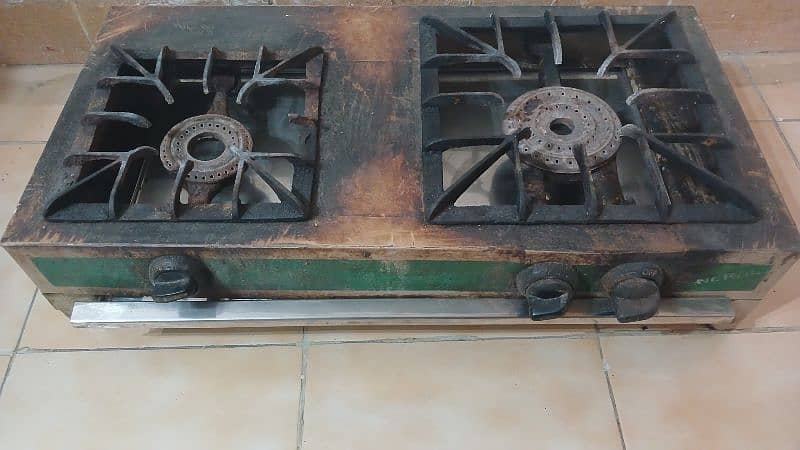 heavy weight stove double burner. 0