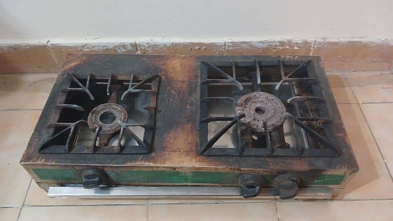 heavy weight stove double burner. 1