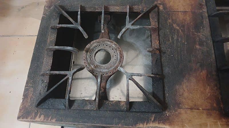 heavy weight stove double burner. 2