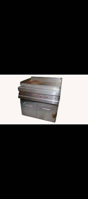 1. Display Counter –  2. Commercial Flat Griddle   3. display counter 1