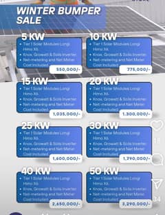 10 Kw on grid solar system with net metering